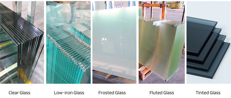 Types of shower glass
