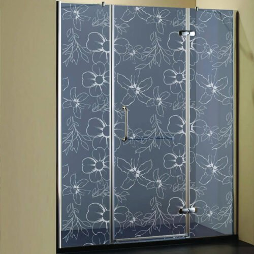 Shower Glass Screen Printing - Custom Glass Fabrication Service