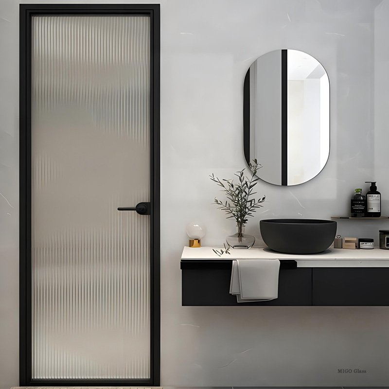 Fluted Glass Shower Doors Price