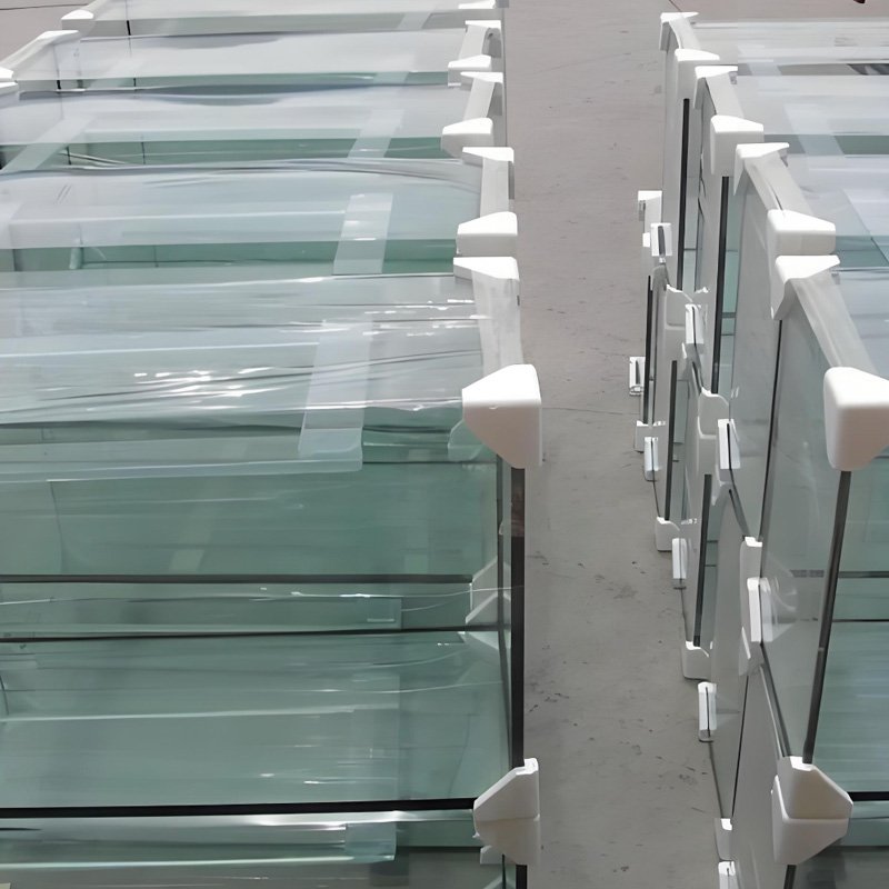 Low iron glass factory