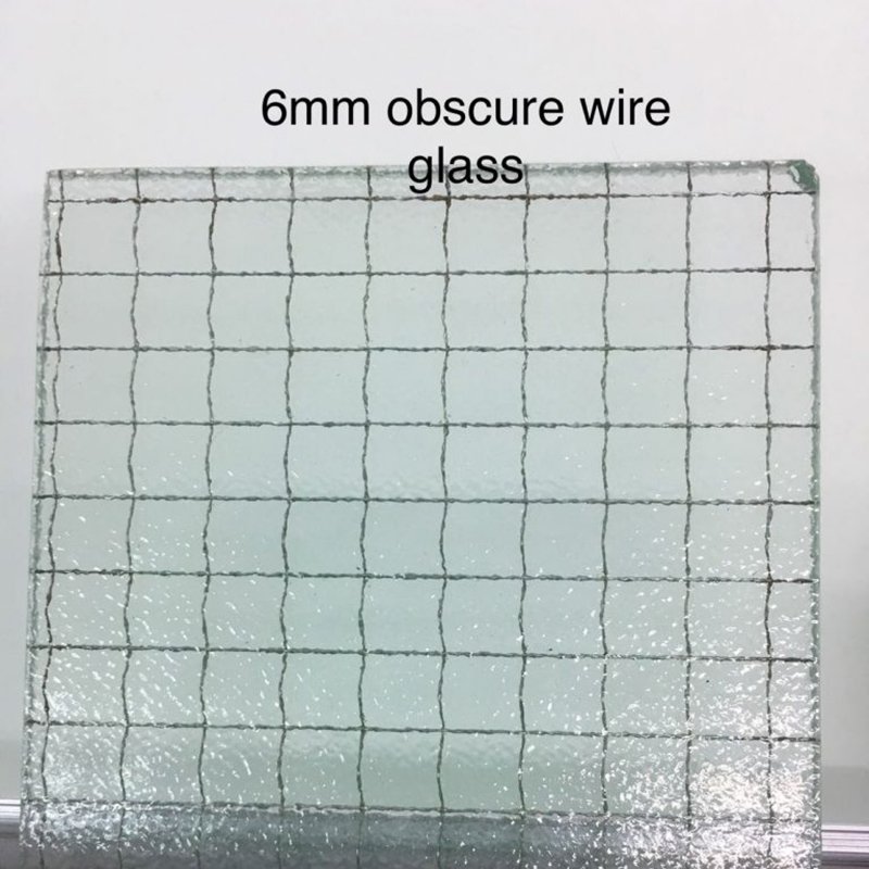 Wired pattern glass