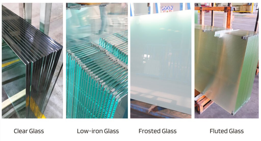 Types of shower glass