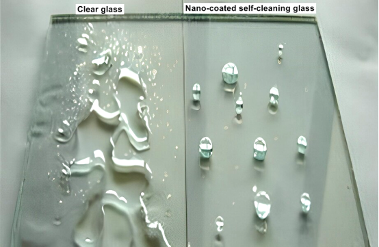 Self-Cleaning Shower Glass