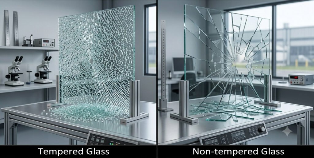 Tempered glass vs Non-tempered glass 01